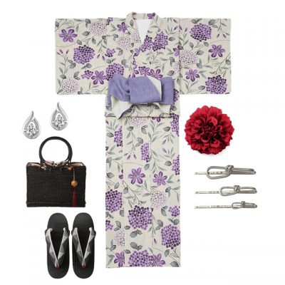 【COORDINATE】上品で大人な紫陽花